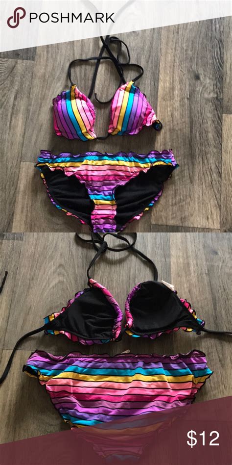 Rainbow Bathing Suit Set Bathing Suit Set Bathing Suits Clothes Design