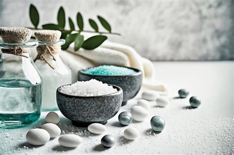 Artículos de tratamiento de belleza para procedimientos de spa en