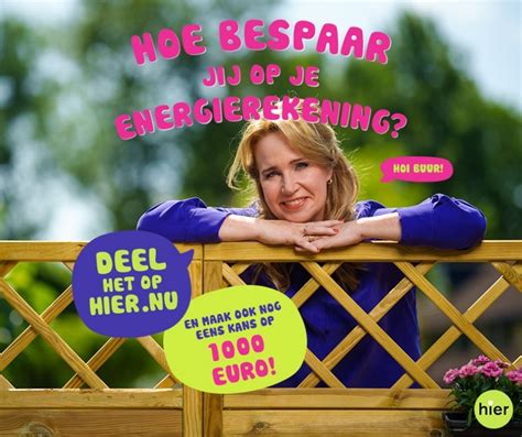 Doe Mee Met De ‘hoe Bespaar Je Op Je Energierekening Actie