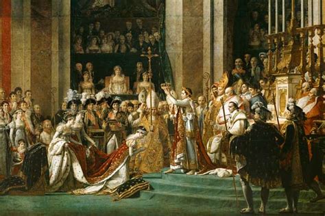 Le Sacre De Napoleon Peinture Huile Sur Toile De Jacques Louis David