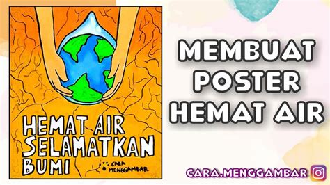 Poster Selamatkan Bumi Sketsa