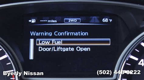 How To Use The Vehicle Information Display System On Your Nissan