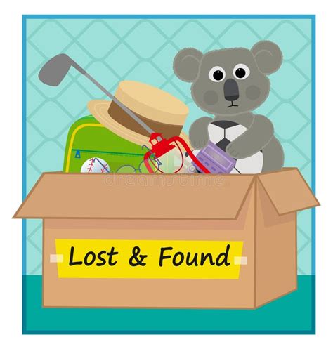 Free Clipart Lost Found Box