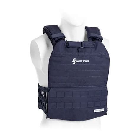 Záťažová vesta Capital Sports Battlevest 2 0 2 x 4 kg modrá inSPORTline