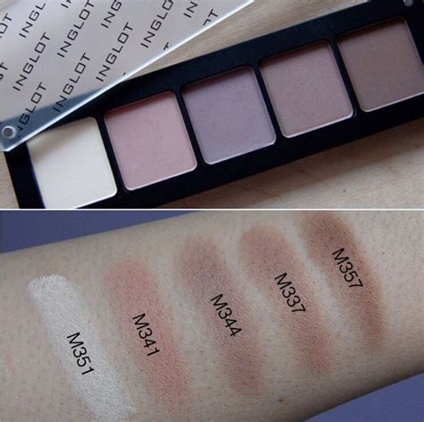 Inglot Matte Eyeshadow swatches | Big eyes makeup, Makeup for small eyes, Inglot cosmetics