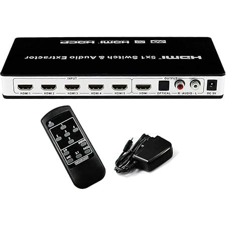 Amazon Iark X Hdmi Switch With Toslink Optical Spdif Rca L R