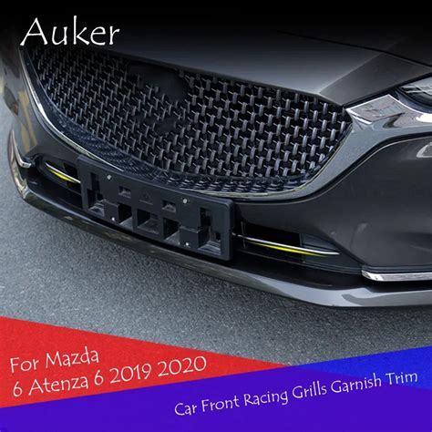 Stainless Steel Car Accessory Front Grill Grille Trim Strips Sticker