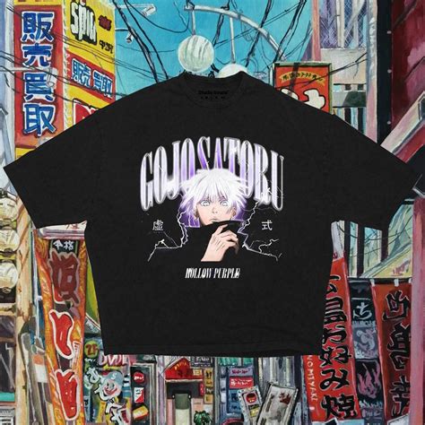 Jual Gojo Satoru Jujutsu Kaisen Oversized T Shirt Shopee Indonesia