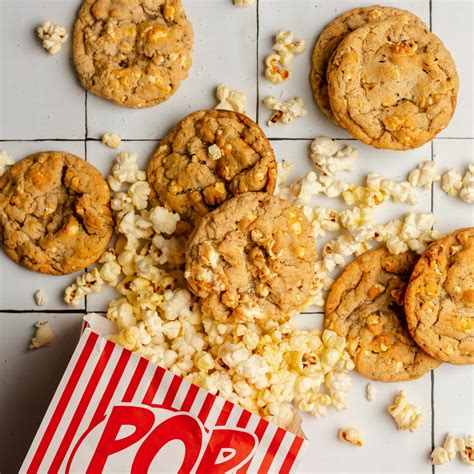 Vegan Popcorn Cookies Movie Night Treat Two Market Girls