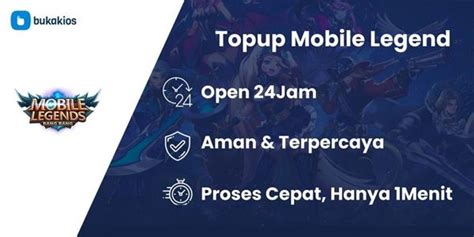 Beli Top Up Diamonds Mobile Legends Terlengkap Dan Termurah