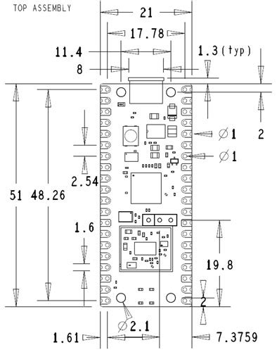 Raspberry Pi Pico W Pinout Datasheet Features Specs