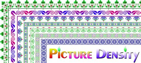 Top Colour border Design 7 in one » Picturedensity