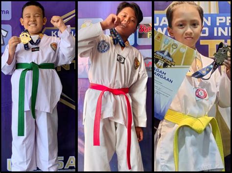 Atlet Min Kota Madiun Sabet Juara Pada Kejurprov Taekwondo Antar Klub