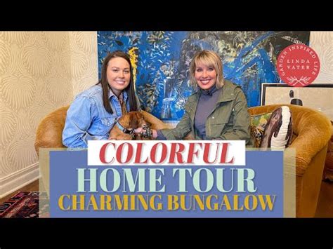 Colorful Home Tour Of A Charming Bungalow Linda Vater Youtube