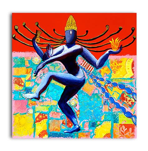 Buy Tamatina Canvas Paintings The Cosmic Natraja Lord Shiva