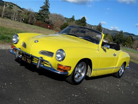 Yellow Volkswagen Karmann Ghia For Sale Used Cars On Buysellsearch