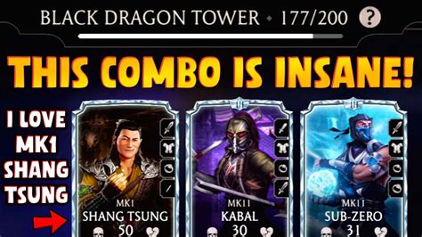 I Found Amazing Team For Mk Shang Tsung In Mk Mobile Destroying Black