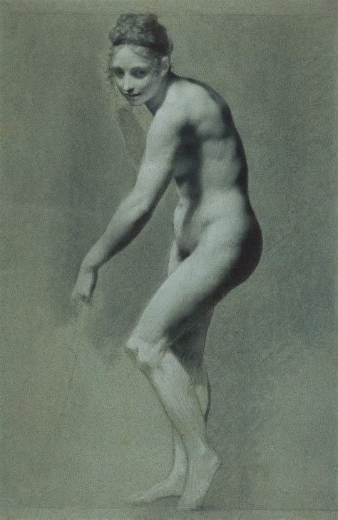 Standing Female Nude Painting Pierre Paul Prud Hon Oil Paintings