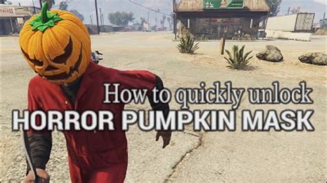 FASTEST ROUTE TO UNLOCK HORROR PUMPKIN MASK YouTube