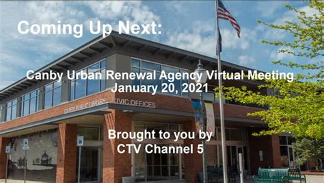 January 20 2021 Canby Ura Virtual Meeting City Of Canby Free