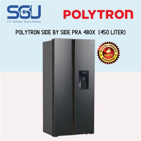 Jual POLYTRON PRS 480X KULKAS SIDE BY SIDE PRS480X PRS480 PRS 480 X