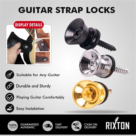 Shop Guitar Stap Locks with great discounts and prices online - Jun 2024 | Lazada Philippines