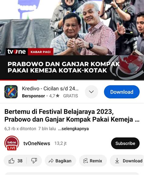 Salah Ganjar Pranowo Akui Kemenangan Turnbackhoax Id