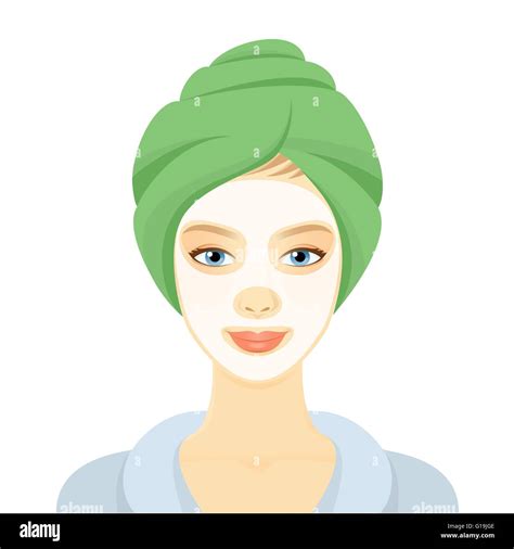 Woman In A Spa Stock Vector Image And Art Alamy