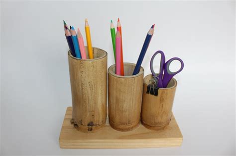 Diy Bamboo Pen Pot Holder Easy