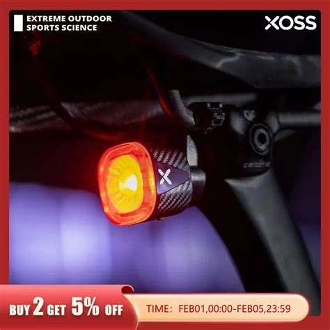 Xoss Xr Bicycle Rear Light Smart Auto Brake Sensing Tail Light Led