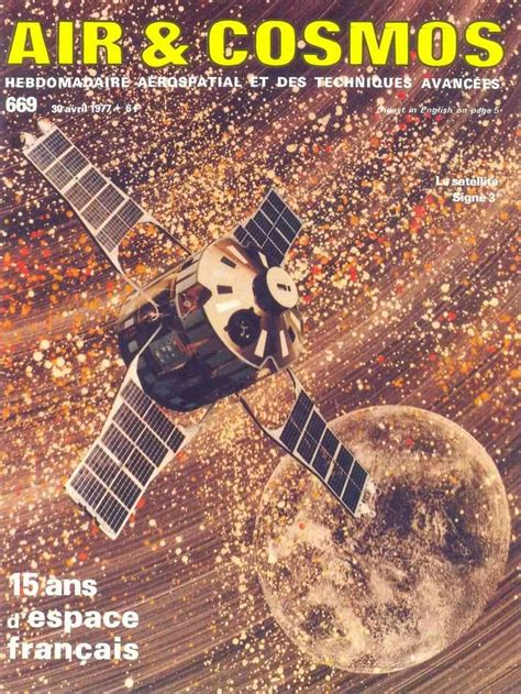 Revues D Astronautique Air Cosmos 30 Avril 1977