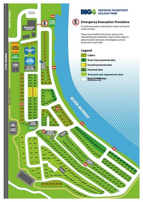 Lake Bonney Caravan Park Map