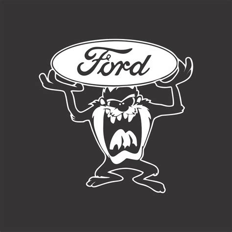 Taz Ford Vinyl Window Decal Bumper Sticker Etsy In 2024 Vinyl