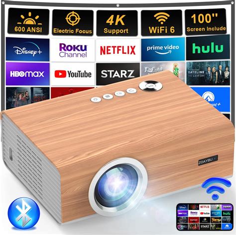 Amazon ZOAYBU Projector Electric Focus Auto Correction 5G WiFi