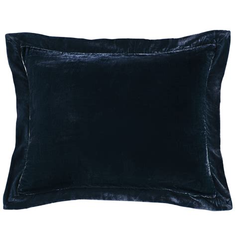 Hiend Accents Stella Faux Silk Velvet Flanged Dutch Euro Pillow