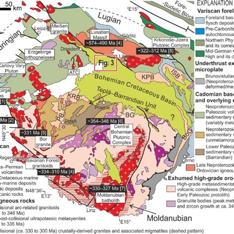 Simplified Geologic Map Showing The Main Zones And Lithotectonic Units