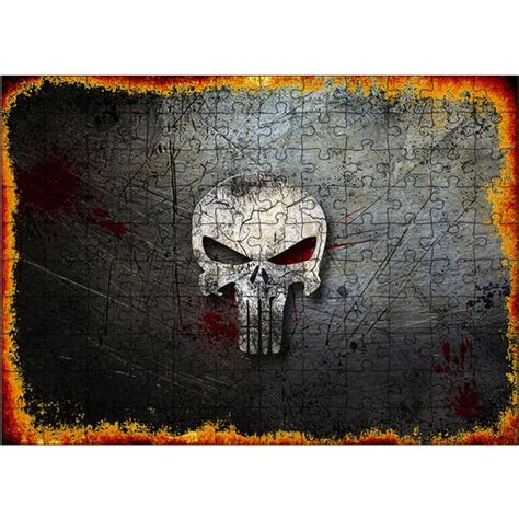 Tablomega Ah Ap Mdf Puzzle Yapboz Retro Punisher Kuru Kafa Fiyat