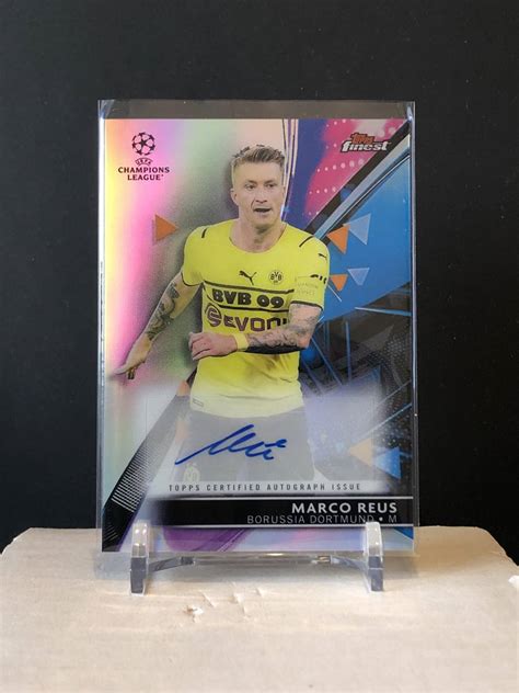 未使用MARCO REUS DORTMUND 2021 22 TOPPS FINEST UEFA CHAMPIONS LEAGUE