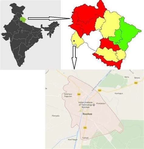 Index map of study area (Roorkee) | Download Scientific Diagram