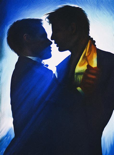 Brian Kinney and Justin Taylor dance at Prom. Queer as Folk fan Digital Art by Samuil Brannan ...