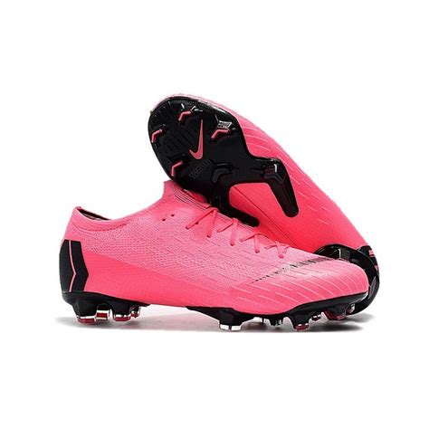 New Nike Mercurial Vapor 12 Elite FG Cleats Pink Black