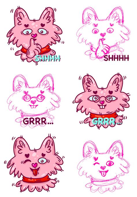 Stickers for telegram :: Behance