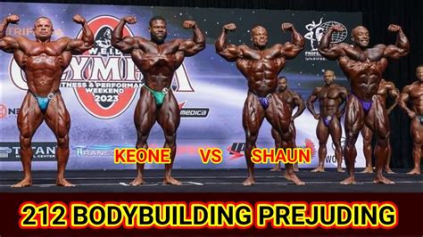 212 MROLYMPIA PREJUDING SHAUN CLARIDA VS KEONE PEARSON Bodybuilding