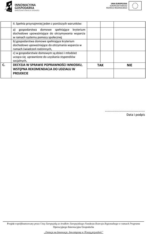 KARTA OCENY FORMULARZA REKRUTACYJNEGO PDF Darmowe Pobieranie