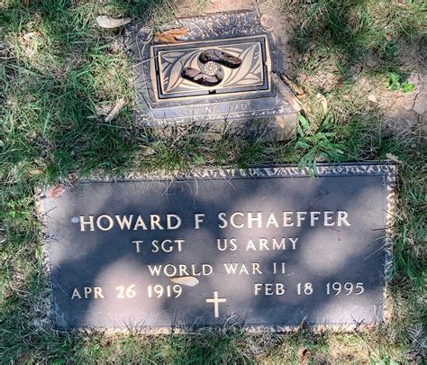 Howard Franklin Schaeffer 1919 1995 Find A Grave Memorial