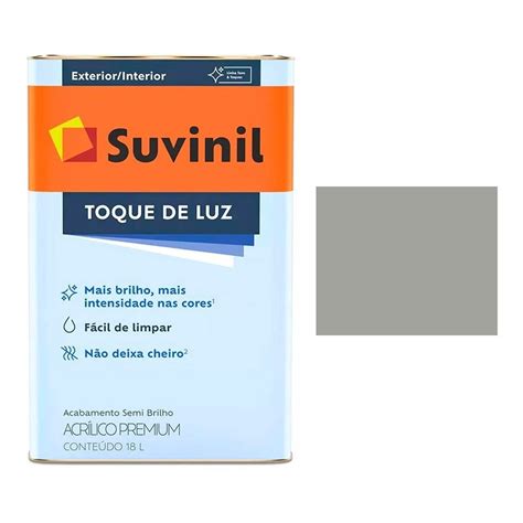 Suvinil Tinta Acrilica Elefante Toque De Luz Semi Brilho 18lt Em