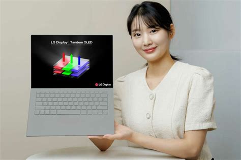 LG équipe les PC portables d écrans Tandem OLED qu est ce que cette