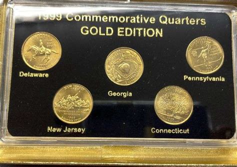 1999 50 States Commemorative Washington Quarters Philadelphia Mint