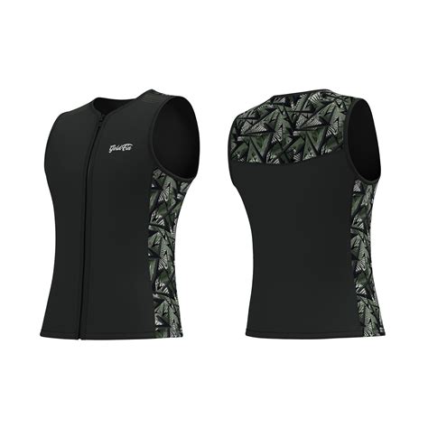 Snapklik Wetsuit Sleeveless Top For Men Women Mm Front Zip