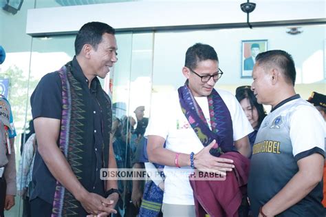 Tiba Di Babel Menteri Sandiaga Langsung Kunjungi Desa Wisata Dewi Tari